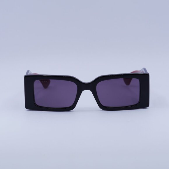 ?️ New Gucci GG1860S 004 Sunglasses - Black/Blue/Red Frame, Violet Lenses main image 9